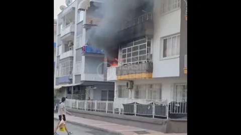 Yenişehir'de Yangın Çıktı