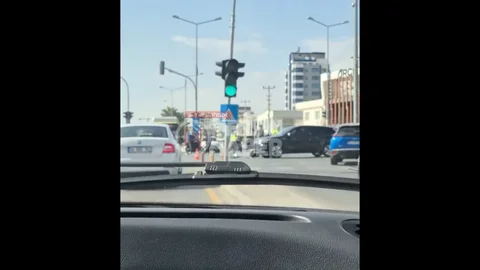 Mersin'de Işıkta Kaza
