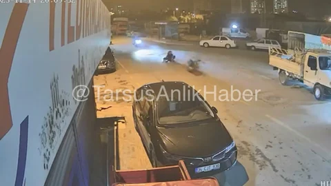 Tarsus'ta Motosiklet Kazası