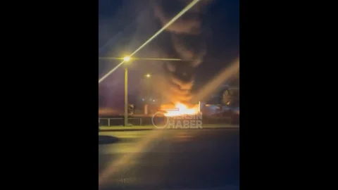 Mersin'de Yangın Çıktı