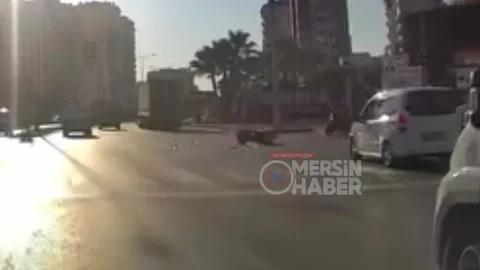 Mersin Mezitli'de Trafik Kazası