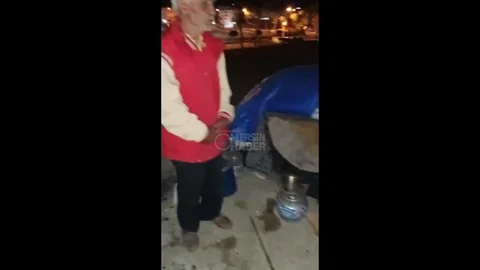 Toroslar'da Yaşlı Adamın Zorlu Yaşamı