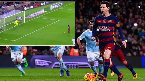 Messi, Penaltı Pozisyonunda Suarez'e Asist Yaptı