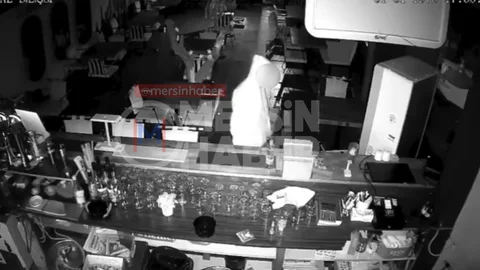 Hırsızlık Olayı Güvenlik Kamerasında Görüntülendi