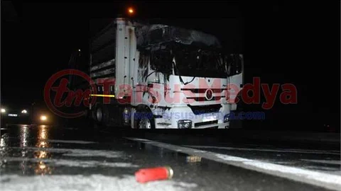 Tarsus’taki olaylarda araçlar yakıldı: 1 yaralı 