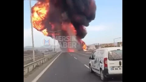 Mersin'de Tanker Patlaması Yaşandı