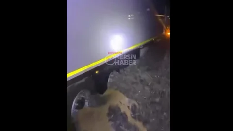 Mersin'de D-400 Karayolunda Ulaşım Aksadı