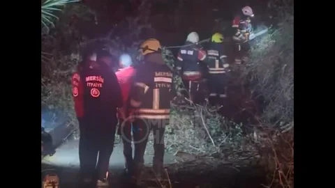 Mersin'de Devrilen Ağaç Altında Kalan Kişi Kurtarıldı