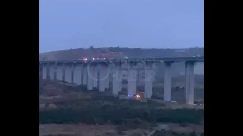 Mersin'de Müftü Viyadüğü'nde Polis ve Ambulans Hareketliliği