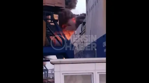 Türk Gemi Ukrayna'da Vuruldu