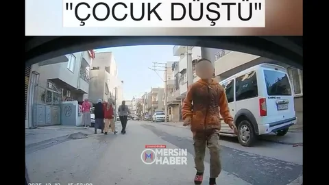 Tehlikeli Oyun: Araçtan Atlayan Çocuk Düştü