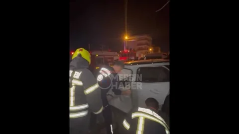 Mersin'de Trafik Kazası Görüntüleri Paylaşıldı