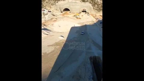 Erdemli TOKİ Tünel İnşaatı Devam Ediyor