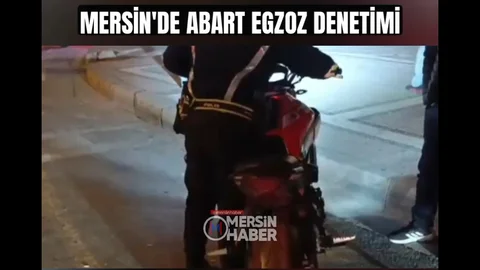 Mersin'de Abart Egzoz Ceza Rekoru Kırıldı