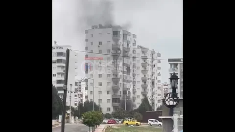 Mersin'de Doğalgaz Kokusu Yangın Çıkardı