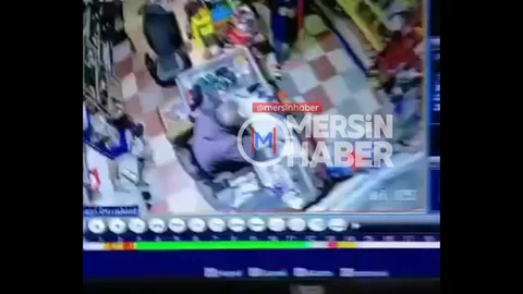 Mersin'de Pişkin Hırsızlık Olayı Kameralara Yansıdı