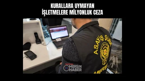 Mersin'de Eğlence Mekanlarına Denetim Yapıldı