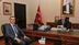 Afyonkarahisar'da Vali Güner, Genel Sekreter Dr. Fikret Başkan'ı Makamında Ağırladı
