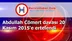 Abdullah Cömert davası 20 Kasım 2015'e ertelendi