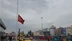 Bayraklar yarıya indirildi