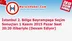 İstanbul 2. Bölge Bayrampaşa Seçim Sonuçları 1 Kasım 2015 Pazar Saat 20:20 itibariyle (Devam Ediyor)