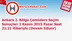 Ankara 2. Bölge Çamlıdere Seçim Sonuçları 1 Kasım 2015 Pazar Saat 21:21 itibariyle (Devam Ediyor)
