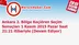 Ankara 2. Bölge Keçiören Seçim Sonuçları 1 Kasım 2015 Pazar Saat 21:21 itibariyle (Devam Ediyor)