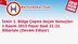 İzmir 1. Bölge Çeşme Seçim Sonuçları 1 Kasım 2015 Pazar Saat 21:21 itibariyle (Devam Ediyor)