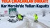 Yağan Kardan Dolayı Karaman Mersin Yolu Ulaşıma Kapandı!