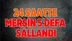 Mersin 5 defa sallandı