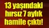 13 yaşındaki hırsız 7 aylık hamile çıktı
