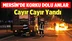 Mersin'de Seyir Halindeki Otomobil Yandı