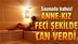 Anne-kız saunada can verdi