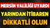 Mersin Valiliğinden Tren Hattı Uyarısı