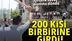 200 Kişi Taşla Sopayla Birbirine Girdi
