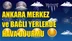 Ankara Mamak, Pursaklar, Mürted Havalimanı, Yenimahalle, Gölbaşı, Evren, Nallıhan, Polatlı Hava Durumları