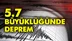İstanbul'da Deprem! Silivri Açıklarında Deprem Meydana Geldi, Depremin Şiddeti 5.7