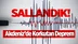 Akdeniz'de 5 Şiddetinde Deprem
