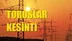 Toroslar Elektrik Kesintisi 13 Ekim Pazar