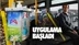 Mersin'de El Dezenfektanı Konulan Otobüslerde, Sosyal Mesafeyi Korumak İçin Yolcular Artık Yan Yana Oturmayacak