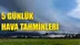 Mersin Mezitli, Silifke, Toroslar, Bozyazı, Yenişehir, Gülnar, Aydıncık, Akdeniz, Çamlıyayla, Erdemli, Anamur, Mut ve Tarsus Hava Durumu