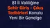 81 İl Valiliğine Şehir Giriş - Çıkış Tedbirleri Konulu Yeni Bir Genelge