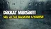 Meteorolojiden Mersin’e Sarı Uyarı! Ani Sel, Su Baskını, Yıldırım, Dolu ve Yağış Anında Kuvvetli Rüzgar Tehlikesi
