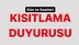 Mersin Dahil Tüm İllerde Kısıtlama Ne Zaman Başlayacak Gün ve Saatleri