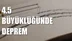 Merkez Üssü Akdeniz Olan 4.5 Büyüklüğünde Deprem Meydana Geldi