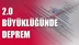 Merkez Üssü Kerimler - Toroslar (Mersin) Olan 2.0 Büyüklüğünde Deprem Meydana Geldi