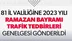 İçişleri Bakanlığı Tarafından 81 İl Valiliğine 2023 Yılı Ramazan Bayramı Trafik Tedbirleri Genelgesi Gönderildi
