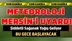 Meteoroloji Genel Müdürlüğü ve AFAD Mersin İçin Meteorolojik Uyarı Yaptı
