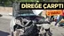 Mersin’in Tarsus İlçesi Mezarlık Yanında Meydana Gelen Kazada Otomobil Elektrik Direğine Çarptı