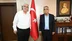 Mersin ESOB Başkanı Sarı'ya Başkan Yalçın'dan Ziyaret